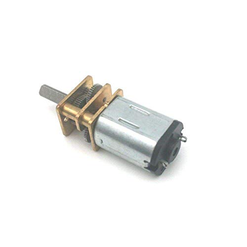 elektromotor 12v DC 3V 6V mini motor Miniatur-DC-Getriebemotor niedrigen Drehzahl-Motor 15-1000rpm Getriebe Metal Gear Motor Zahnrad-Gleichstrommotoren 15/30/50/60/100/200/300/1000RPM (DC6V 100RPM) von Dtmeng