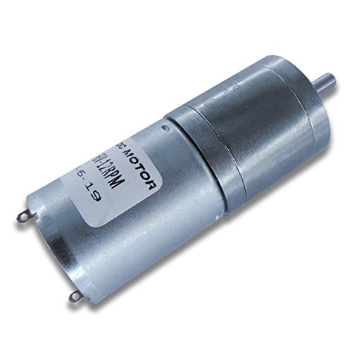 elektromotor mit getriebe DC 12V gleichstromgetriebemotor intelligente Roboter intelligenter Motor Auto antriebstechnik Ganzmetallgetriebe 25GA-370 (12V 108rpm) von Dtmeng