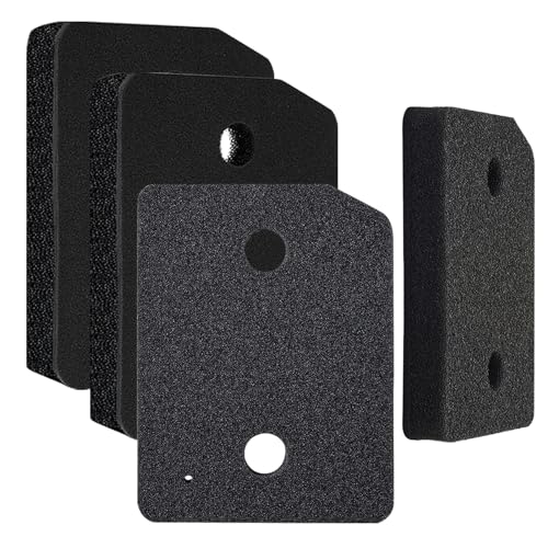 4 Stück Trockner Filter für Miele T1 9164761 Wärmepumpentrockner, Fein/Grob 207 x 157 x 30mm Wäschetrockner Sockelfilter, Ersatz-Schwammfilter für Wärmepumpentrockner von DtosbvOQ