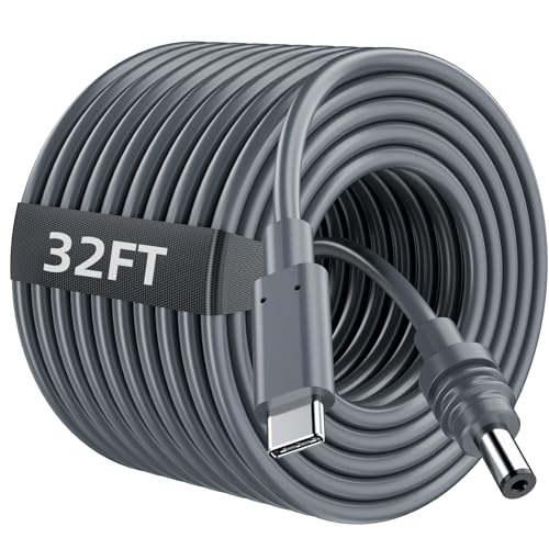DuHeSin Starlink Mini-Kabel, 10 m, Starlink Mini-USB-C-auf-DC-Netzkabel, 100 W Eingang, wasserdichtes USB-Typ-C-auf-DC-Kabel für Power Bank 65 W + PD-Quelle von DuHeSin