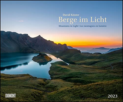 DUMONT Berge im Licht - Kalender 2023 - DuMont-Verlag - Fotokunst-Kalender - Wandkalender - 60 cm x 50 cm von DuMont
