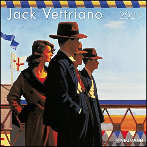 Dumont Jack Vettriano - Kalender 2023 - Broschurkalender - Neumann-Verlag - Wandkalender mit Platz für Eintragungen - 30 cm x 30 cm (offen 30 cm x 60 cm) von DuMont