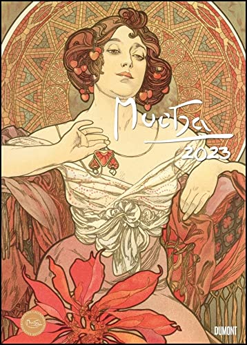 Mucha - Kalender 2023 - DUMONT-Verlag - Kunstkalender - Wandkalender - 50 cm x 70 cm von DuMont
