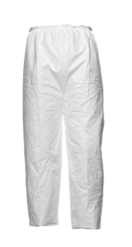 DuPont Tyvek 500 Pants 10 pcs. Pants with elastic band to complement protective clothing PSA category White Size XL von DuPont