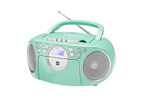 Dual 75404 Dual P 70 Mint Kassettenradio - CD - UKW-Radio - Boombox - CD-Player - Stereo - Lautsprecher - AUX-Eingang - Netz- / Batteriebetrieb - Tragbar - Mint - Dual P 70 Mint von Dual