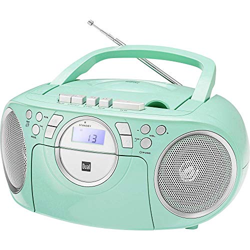 Dual 75404 Dual P 70 Mint Kassettenradio - CD - UKW-Radio - Boombox - CD-Player - Stereo - Lautsprecher - AUX-Eingang - Netz- / Batteriebetrieb - Tragbar - Mint - Dual P 70 Mint von Dual