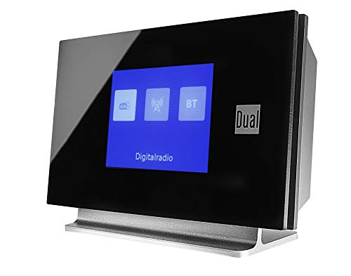 Dual DAB 3 A Digitalradio-Adapter mit Fernbedienung (TFT-Display, DAB(+)/UKW-Tuner, Bluetooth, AUX-IN) Schwarz von Dual