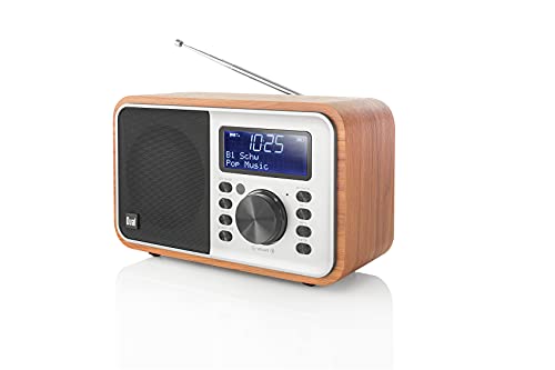 Dual DCR 51 DAB+ / UKW Radio mit Akku und Bluetooth, Braun von Dual