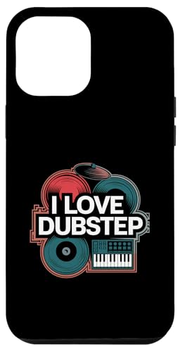 Ich liebe Dubstep Music Vinyl-DJ-Keyboard Hülle für iPhone 12 Pro Max von Dubstep Beats Music Electronic Rave