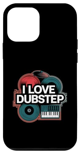 Ich liebe Dubstep Music Vinyl-DJ-Keyboard Hülle für iPhone 12 mini von Dubstep Beats Music Electronic Rave