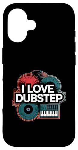 Ich liebe Dubstep Music Vinyl-DJ-Keyboard Hülle für iPhone 16 Ich liebe Dubstep Music Vinyl-DJ-Keyboard Hülle für iPhone 16 von Dubstep Beats Music Electronic Rave