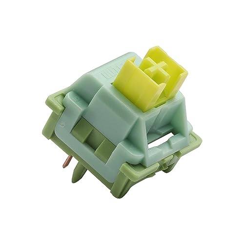 DucKey Outemu Lime Switch V2, 5pin 35g Vorgeschmierter Leiser Taktiler Schalter Für Benutzerdefinierte Mechanische Tastaturen (Size : 90PCS) von Ducky