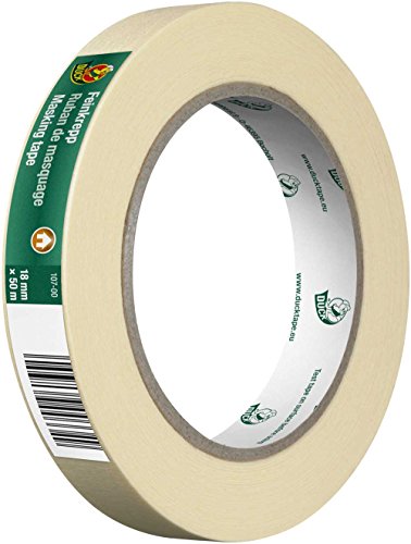 Duck Feinkrepp 18 mm x 50 m Malerband für saubere Farbkanten Duck Feinkrepp 18 mm x 50 m Malerband für saubere Farbkanten von Duck