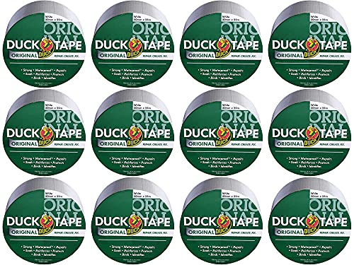 Duck Tape Original Weiß, 50 mm x 25 m, 12 Stück von Duck