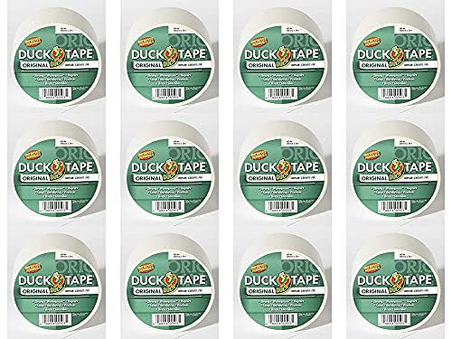 Duck Tape Original Weiß 50 mm x 5 m, 12 Stück von Duck