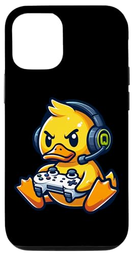 Hülle für iPhone 12/12 Pro Lustige Baby-Ente Quack Gamer Videospiele Jungen Mädchen Kinder von DuckGamer2024