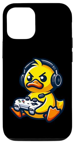 Hülle für iPhone 12/12 Pro Lustige Ente Gamer Quack Videospiele Jungen Mädchen Kinder von DuckGamer2024