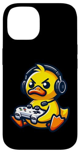 Hülle für iPhone 14 Lustige Ente Gamer Quack Videospiele Jungen Mädchen Kinder von DuckGamer2024