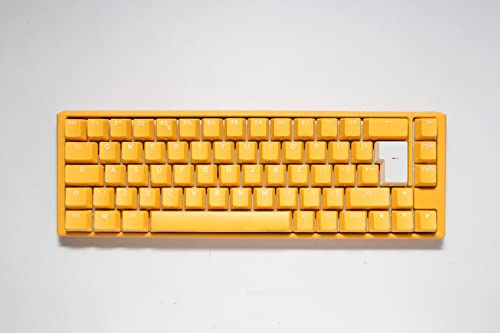 Ducky Channel One3 SF Speed Silver Cherry MX Tastatur, UK-Layout, Gelb von Ducky Channel