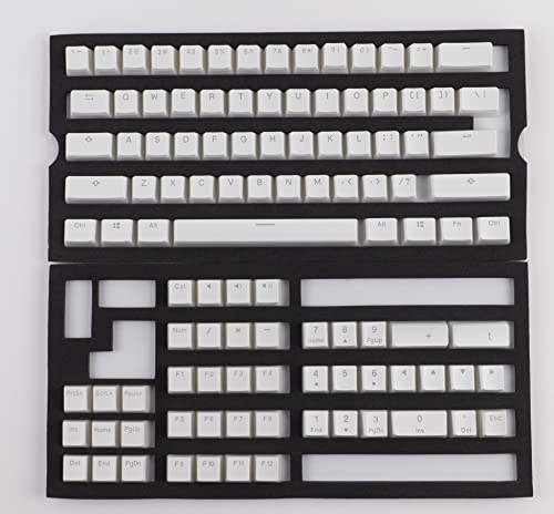 Ducky Keycaps de Layout Double-Shot - ABS Keycaps Set - Tastenkappen für Mechanische Tastatur Cherry MX Switches - 108 Tasten - US-Layout von Ducky Channel