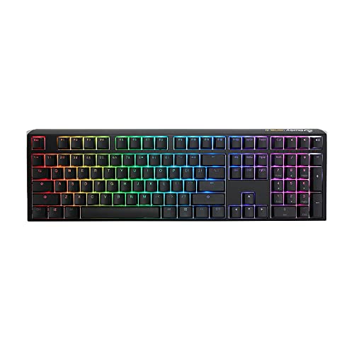 Ducky One 3 Classic Black/White Gaming Tastatur, RGB LED - MX-Silent-Red (US) von Ducky Channel