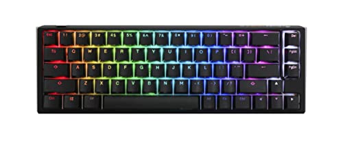 Ducky One 3 Classic Black/White SF Gaming Tastatur, RGB LED - MX-Silent-Red (US) von Ducky Channel