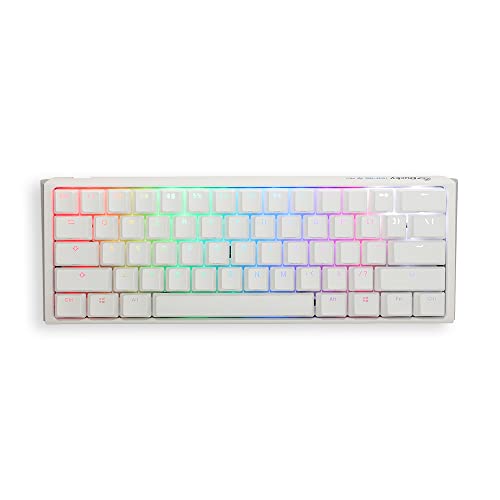 Ducky One 3 Classic Pure White Mini Gaming Tastatur, RGB LED - MX-Silent-Red (US) von Ducky Channel