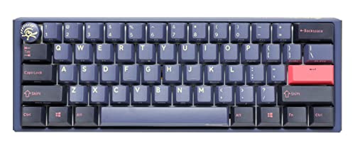 Ducky - One 3 Cosmic Blue Gaming Tastatur - PC Keyboard Mechanische Tastatur, RGB-LED, DE-Tastenlayout, Hot-Swap-fähig MX-Brown - Blau von Ducky Channel
