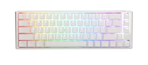 DUCKY One 3 Classic Pure White SF Gaming Tastatur, RGB LED - MX-Black (US) von Ducky