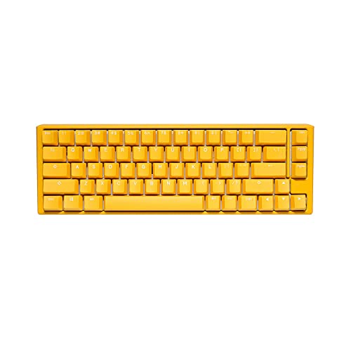 DUCKY One 3 Yellow SF Gaming Tastatur, RGB LED - MX-Speed-Silver (US) von Ducky