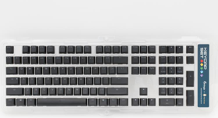 Ducky Double Shot Backlight - Tastaturkappe - Polybutylene terephthalate (PBT) - Schwarz (DKSA109-DEPDANNO2) von Ducky