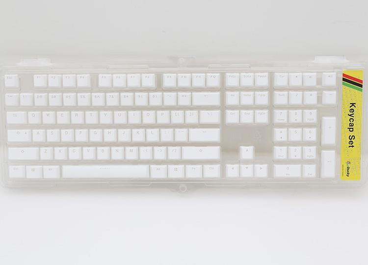 Ducky Double Shot Backlight - Tastaturkappe - Polybutylene terephthalate (PBT) - Weiß (DKSA109-DEPDWNNO2) von Ducky