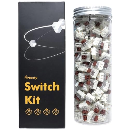 Ducky Kailh Box Brown Switches, mechanisch, 3-Pin, taktil, MX-Stem, 50g - 110 Stück Ducky Kailh Box Brown Switches, mechanisch, 3-Pin, taktil, MX-Stem, 50g - 110 Stück von Ducky