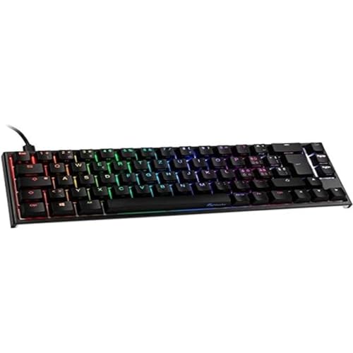 Ducky Kompatible ONE 2 SF Gaming Tastatur, MX-Speed-Silver, RGB LED - Schwarz, CH-Layout von Ducky
