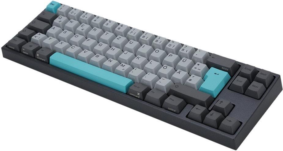 Ducky Miya Pro Moonlight TKL Gaming Tastatur für PC/Mac, MX-Blue, weiße LED - dunkelgrau (MY69CC2W/LLPN2B1) von Ducky