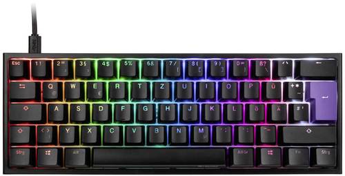 Ducky ONE 2 Mini MX-Black, RGB-LED Kabelgebunden Gaming-Tastatur Deutsch, QWERTZ Schwarz Switch: Bla von Ducky