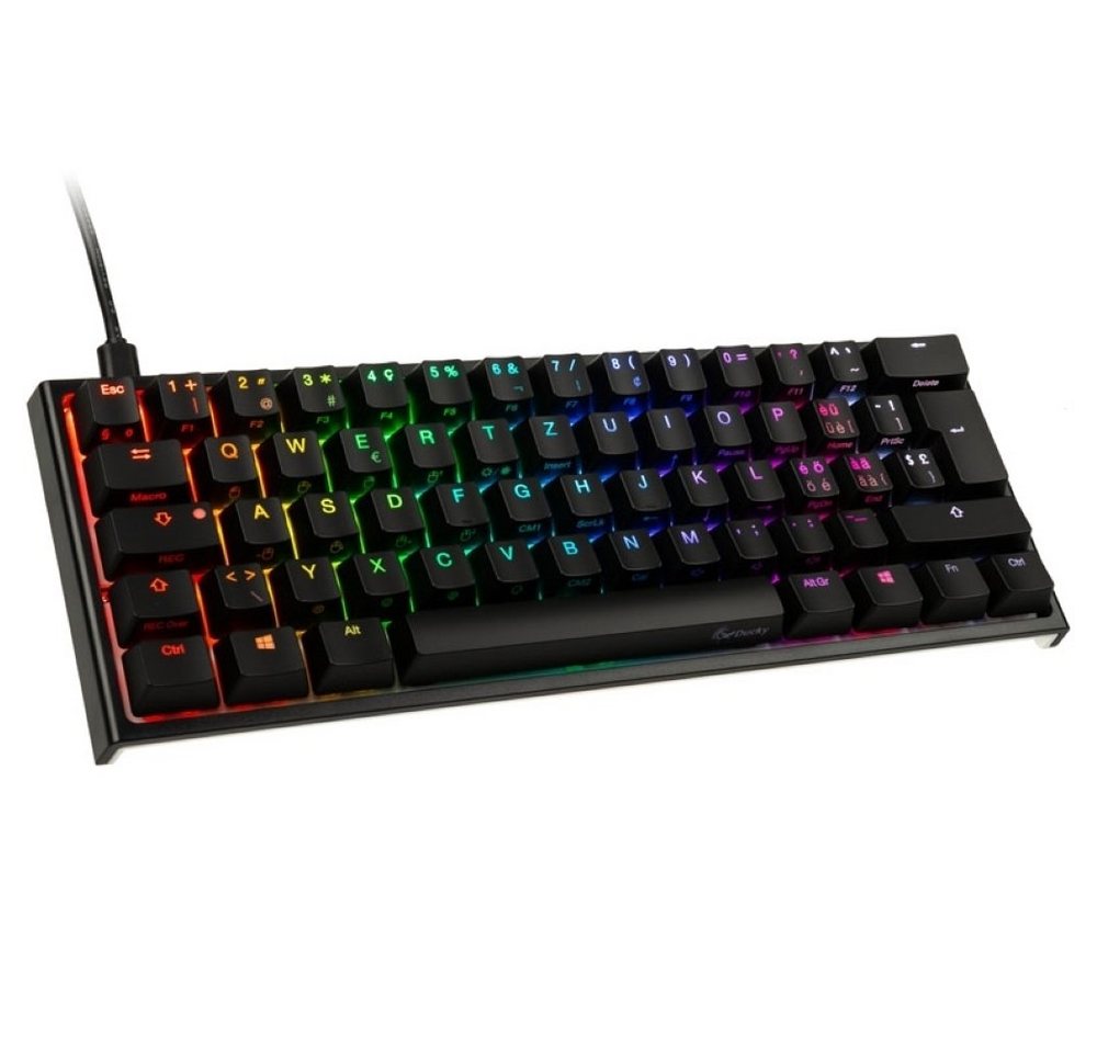 Ducky ONE 2 Mini MX-Speed Silver - Gaming Tastatur - schwarz Gaming-Tastatur von Ducky