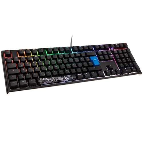 Ducky One 2 Backlit PBT Gaming Tastatur, MX-Nature-White, RGB LED - schwarz Ducky One 2 Backlit PBT Gaming Tastatur, MX-Nature-White, RGB LED - schwarz von Ducky