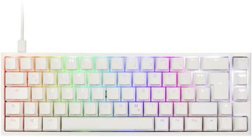 Ducky ONE 2 SF MX-Blue USB Gaming-Tastatur Deutsch, QWERTZ Weiß von Ducky