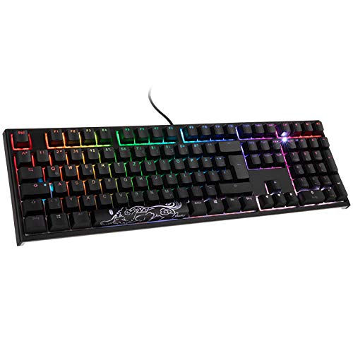 Ducky One 2 Hintergrundbeleuchtete PBT Gaming, MX-Brawn, RGB-LED - SCH. von Ducky