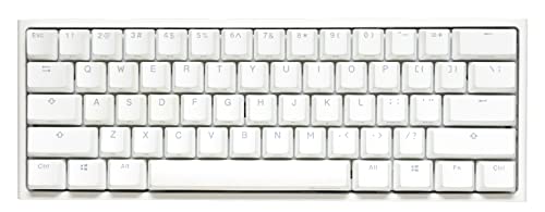 Ducky One 2 Pro Mini White Edition Gaming Tastatur, RGB LED - Kailh Red (US) von Ducky