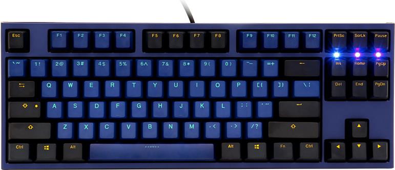 Ducky One 2 TKL Horizon PBT Gaming Tastatur, MX-Red - blau (DKON1887-RDEPDZBBH) von Ducky