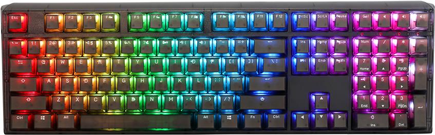Ducky One 3 Aura Black Gaming Tastatur, RGB LED - MX-Blue (US) (DKON2108ST-CUSPDABAAAC1) von Ducky