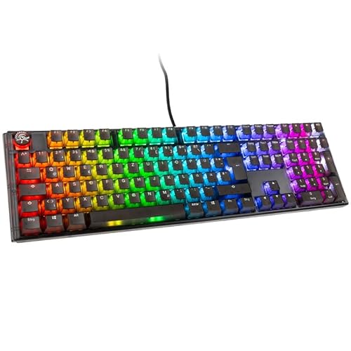 Ducky One 3 Aura Black Gaming Tastatur, RGB LED - MX-Brown von Ducky