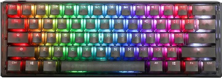 Ducky One 3 Aura Black Mini Gaming Tastatur, RGB LED - Gateron Baby Kangaroo (DKON2161ST-KDEPDABAAAG1) von Ducky
