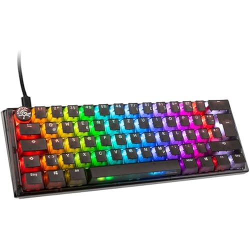 Ducky One 3 Aura Black Mini Gaming Tastatur, RGB LED - MX-Blue von Ducky