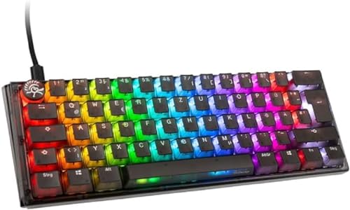 Ducky One 3 Aura Black Mini Gaming Tastatur, RGB LED - MX-Silent-Red von Ducky