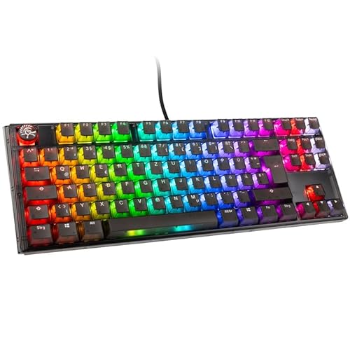 Ducky One 3 Aura Black TKL Gaming Tastatur, RGB LED - MX-Brown von Ducky
