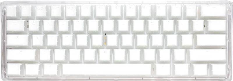 Ducky One 3 Aura White Mini Gaming Tastatur, RGB LED - MX-Blue (US) (DKON2161ST-CUSPDAWWWWC1) von Ducky