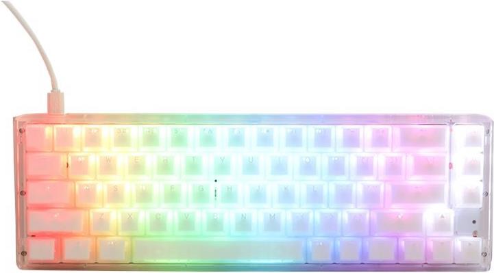 DuckyChannel Ducky One 3 SF Aura - Tastatur - Hintergrundbeleuchtung - USB-C - QWERTZ - Deutsch - Tastenschalter: Gateron Baby Kangaroo - Aura White (DKON2167ST-KDEPDAWWWWG1) von Ducky